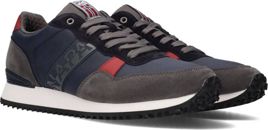 Napapijri Blauwe Sportieve Veterschoenen met Contrastdetails Blue Heren