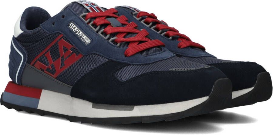Napapijri Elegante Blauwe Sneakers met Contrasterende Details Blue Heren