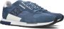 Napapijri Blauwe Polyester Sneaker met Contrasterende Details Blue Heren - Thumbnail 1