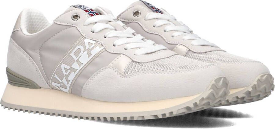 Napapijri Grijze Vetersneakers met Iconisch Logodetail Gray Dames
