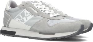 Napapijri Gray Polyester Sneaker Grijs Heren