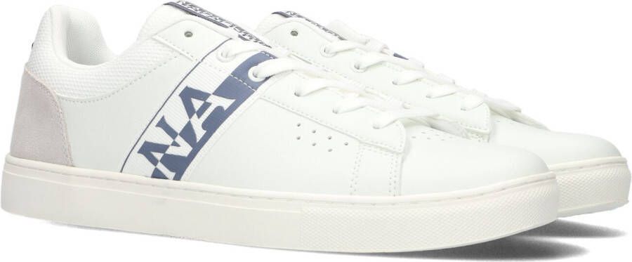 Napapijri Witte Polyester Sneaker met Veters en Logo White Heren