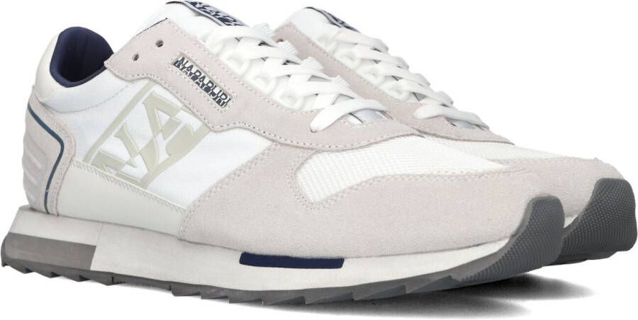 Napapijri Elegante witte sneakers met contrasterende veters Multicolor Heren
