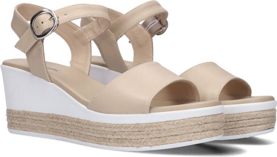 Nero Giardini 410650 Sandalen Met Sleehak Dames Beige