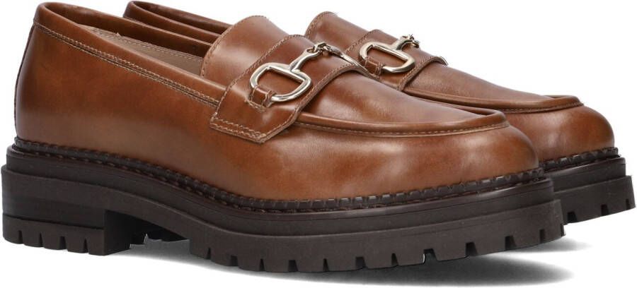 Nerogiardini Leren Loafers met Plateauzool Brown Dames