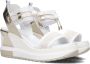 Nero Giardini 219045 Sandalen Met Sleehak Dames Wit - Thumbnail 1