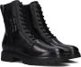 Nerogiardini Zwarte Biker Boots met Stijlvolle Vetersluiting Black Dames - Thumbnail 1