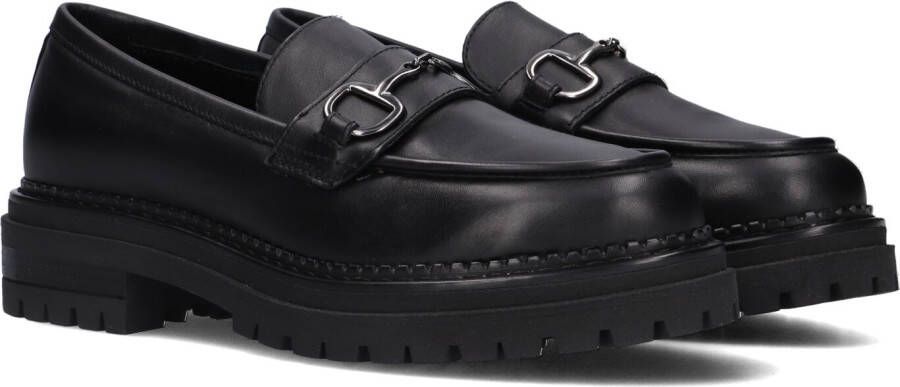 Nerogiardini Zwarte Leren Blokhak Schoenen Black Dames