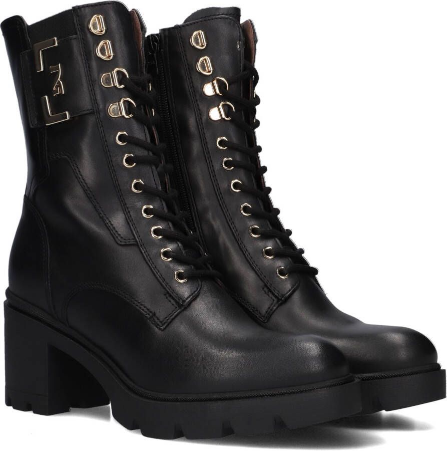 Nero Giardini 05861 Veterboots Laarzen Met Veters Dames Zwart