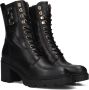 Nero Giardini 05861 Veterboots Laarzen Met Veters Dames Zwart - Thumbnail 1