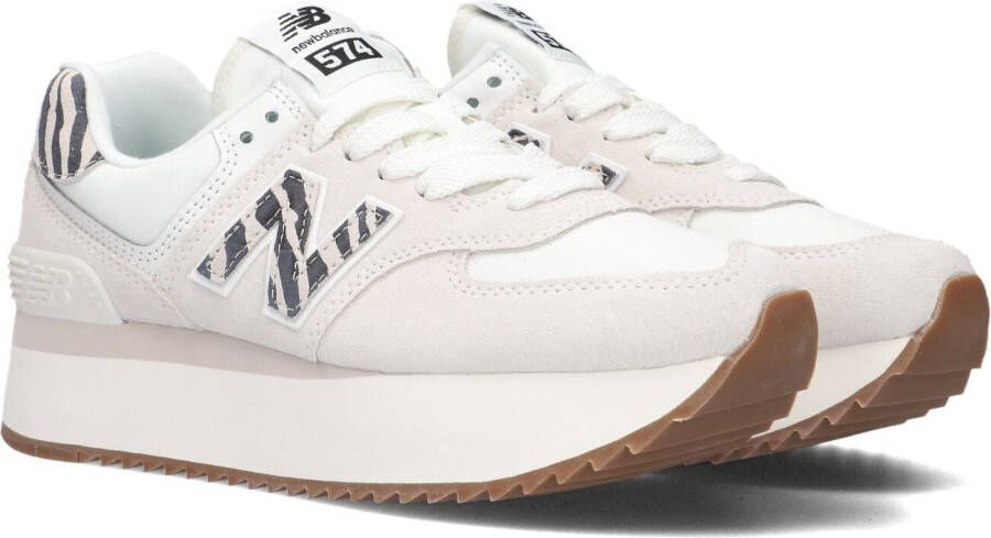 New Balance Casual Witte Textiel Sneakers voor Dames White Dames