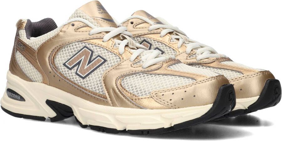 New Balance 530 Turtledove Gold Metallic Beige Mesh Lage sneakers Dames