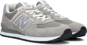 New Balance 574 Heren Schoenen Black Leer Textil Foot Locker