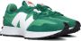 New Balance Oversized Logo Textiel en Suède Sneakers Green Heren - Thumbnail 1