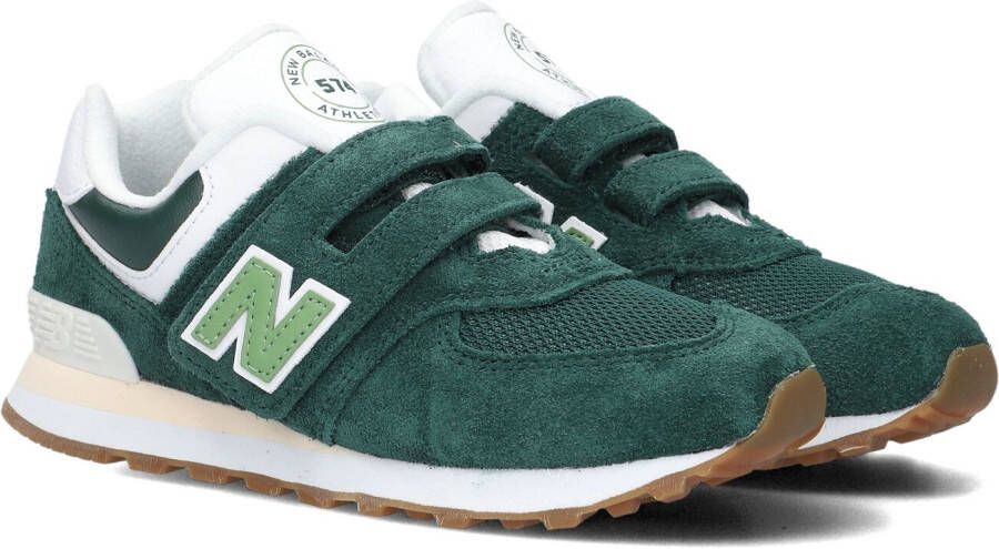 New Balance 574 sneakers groen wit Jongens Meisjes Suede Logo 34.5