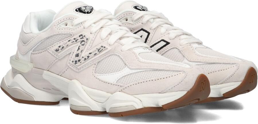 New Balance 9060 Sneakers Dames Grijs Mesh Synthetisch