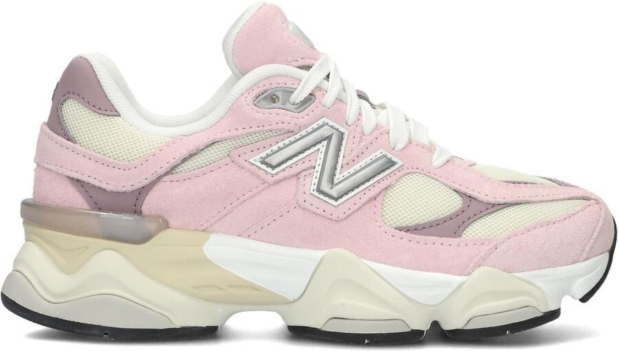 New Balance Leren Sneakers met Veters en Rubberen Zool