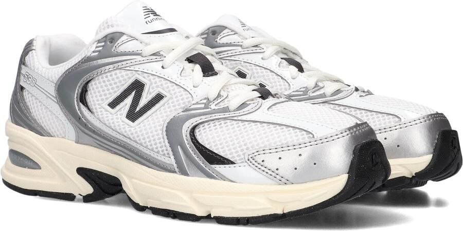 New Balance 530 Sneakers Dames Zilver Synthetisch Textil