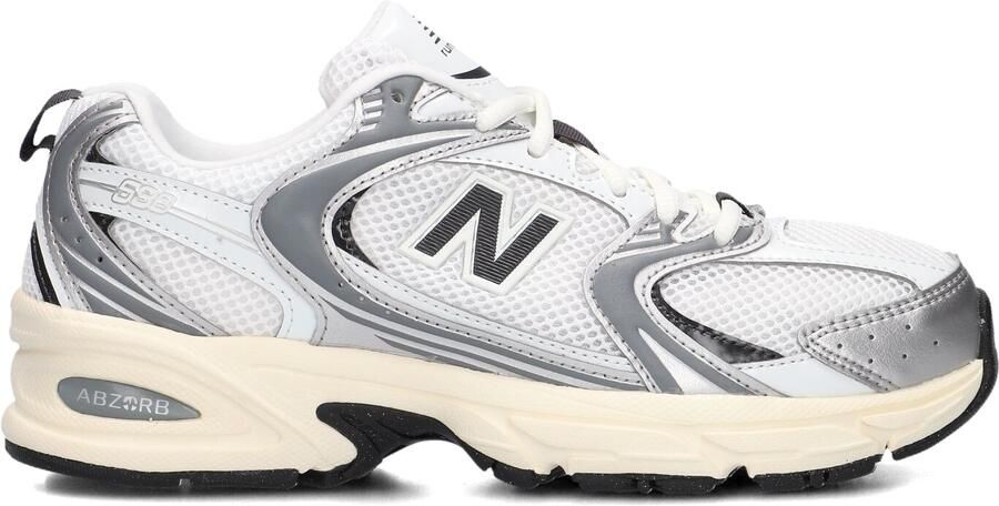 New Balance 530 Sneakers Dames Zilver Synthetisch Textil