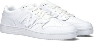 New Balance Witte platte sneakers geïnspireerd door basketbalmodellen Wit Heren