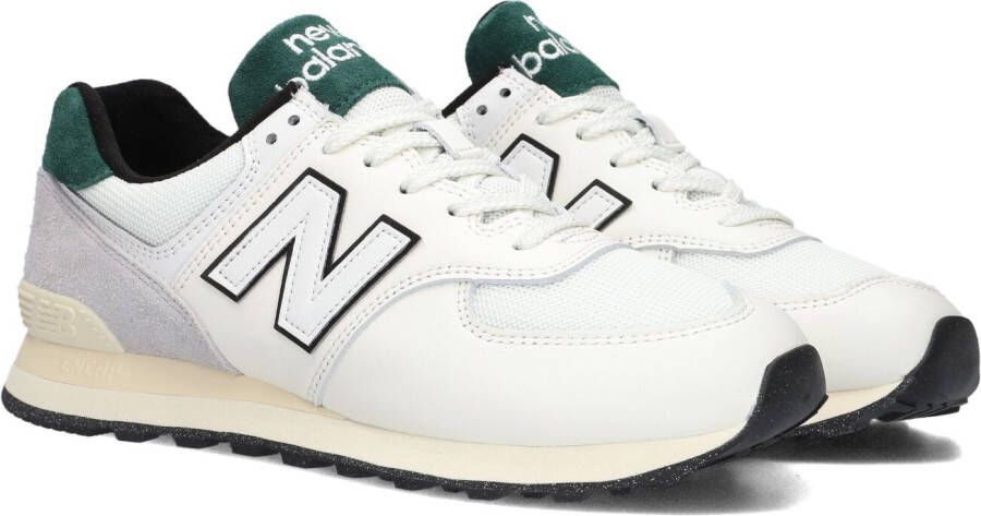 New Balance Klassieke Crème en Groene Sneakers Beige Heren