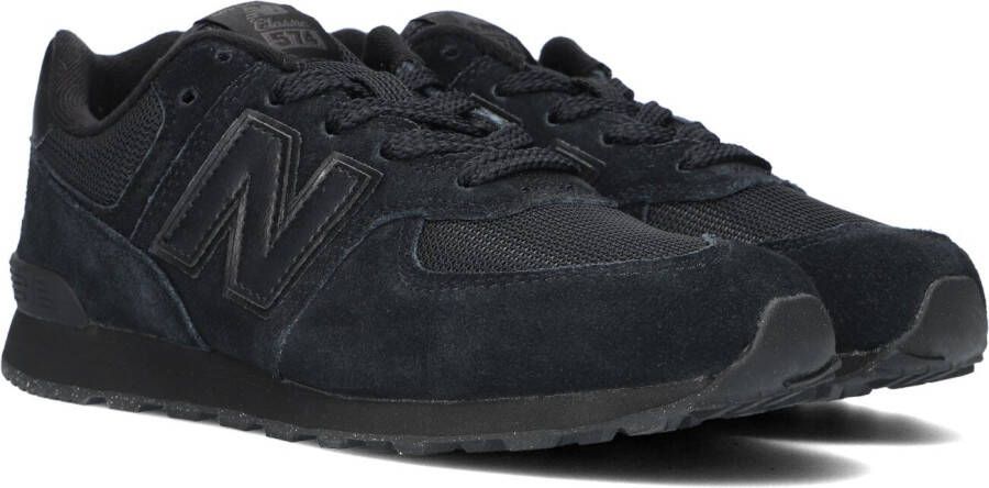 New Balance 574 Unisex Schoenen Zwart Maat: 37.5 Leer Textil Foot Locker