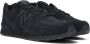 New Balance 574 Sneakers Unisex Zwart Leer Textil - Thumbnail 1