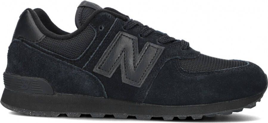 New Balance 574 Sneakers Unisex Zwart Leer Textil