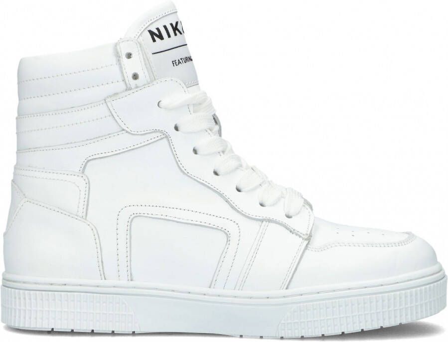 Nik & Nik Witte Hoge Sneaker Lune Sneaker