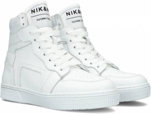 Nik & Nik Witte Lune Sneaker Hoge Sneaker