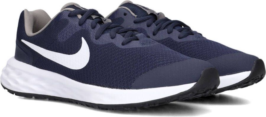 Nike Blauwe Lage Sneakers Revolution 6 Nn (gs)