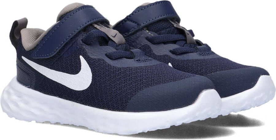 Nike Revolution 6 NN TDV Kinderschoenen Midnight Navy White Flat Pewter Kinderen