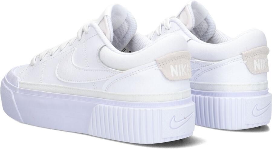 Nike Legacy Lift Lage Sneaker Wit Zwart Oranje White Dames - Foto 3