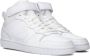 Nike court borough mid 2 sneakers wit rood kinderen - Thumbnail 1