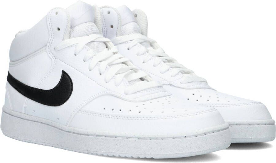 Nike Witte Hoge Sneaker Court Vision Mid Men