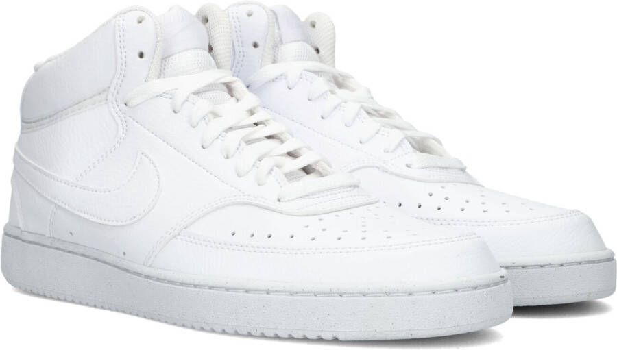 Nike Witte Hoge Sneaker Court Vision Mid Men