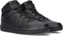 Nike Court Borough Mid 2 Zwart Sneakers Klittenband - Thumbnail 1