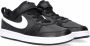 Nike Court Borough Low 2 Zwart Klittenband Sneakers - Thumbnail 1