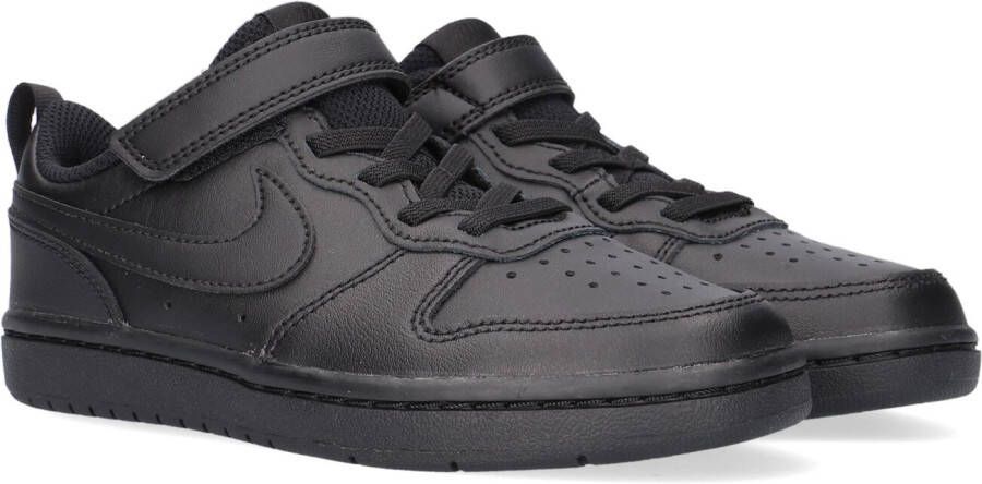 Nike Zwarte Lage Sneakers Court Borough Low 2 (ps)