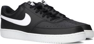 Nike Court Vision Low Sneakers Black White-Photon Dust