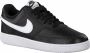 Nike Court Vision Low Sneakers Black White-Photon Dust - Thumbnail 1