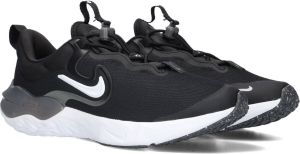 Nike Zwarte Lage Sneakers Run Flow (gs)