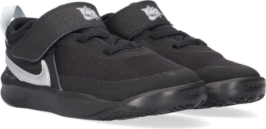 Nike Team Hustle D 10 (Gs) Black Metallic Silver-Volt-White Basketballshoes grade school CW6735-004