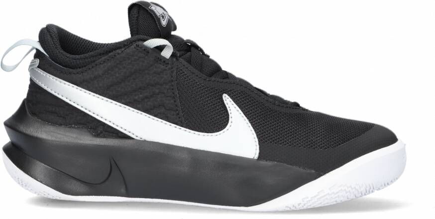 Nike Team Hustle D 10 (Gs) Black Metallic Silver-Volt-White Basketballshoes grade school CW6735-004