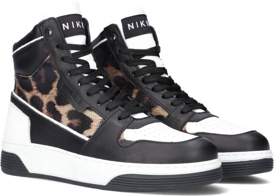 Bruin Tinten Xara Sneaker Hoge sneakers Leren Sneaker Dames Bruin