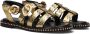 NOA HARMON Sandalen Dames 9737 Maat: 40 Materiaal: Leer Kleur: Goud - Thumbnail 1