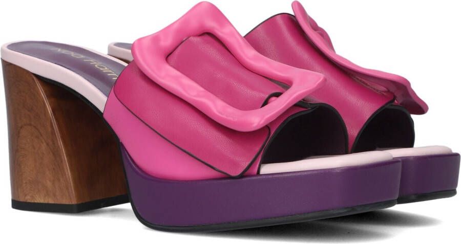 NOA HARMON Muiltjes Dames 9238 Maat: 39 Materiaal: Leatherlook Kleur: Roze