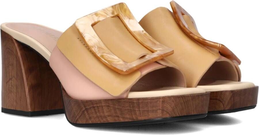 NOA HARMON Muiltjes Dames 9235 Maat: 39 Materiaal: Leer Kleur: Roze