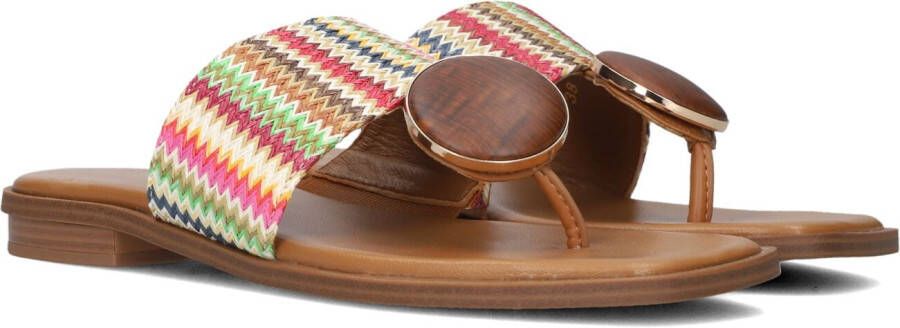NOA HARMON Teenslippers Dames 9275 Maat: 39 Materiaal: Stro Kleur: Roze