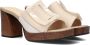 Noa Harmon Muiltjes Female Sandalen Instappers Damesschoenen Leer 9235 Gebroken wit - Thumbnail 1